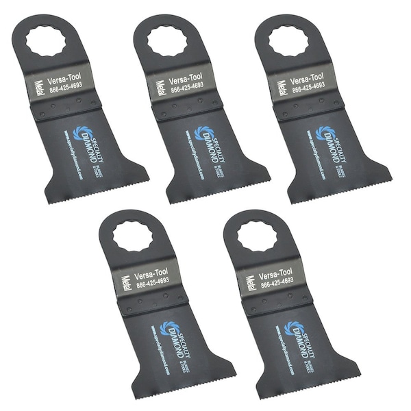 Versa Tool 45mm Bi-Metal Multi-Tool Saw Blades, Fits Fein Supercut Oscillating Tools, PK 5 FB5B - main